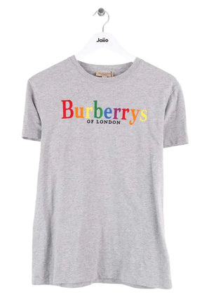 T-shirt Burberry Gris en Coton, taille XS - Seconde Main