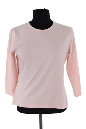 T-shirt Burberry Rose en Coton, taille M - Seconde Main