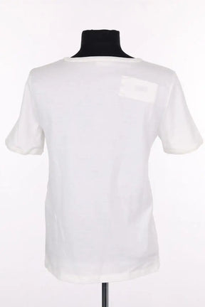 T-shirt Celine Blanc en Coton