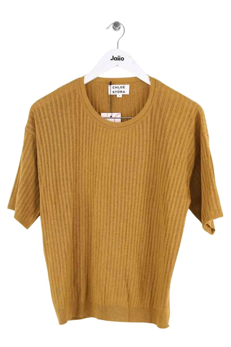 T-shirt Chloé Stora Jaune en Coton, taille L - Seconde Main