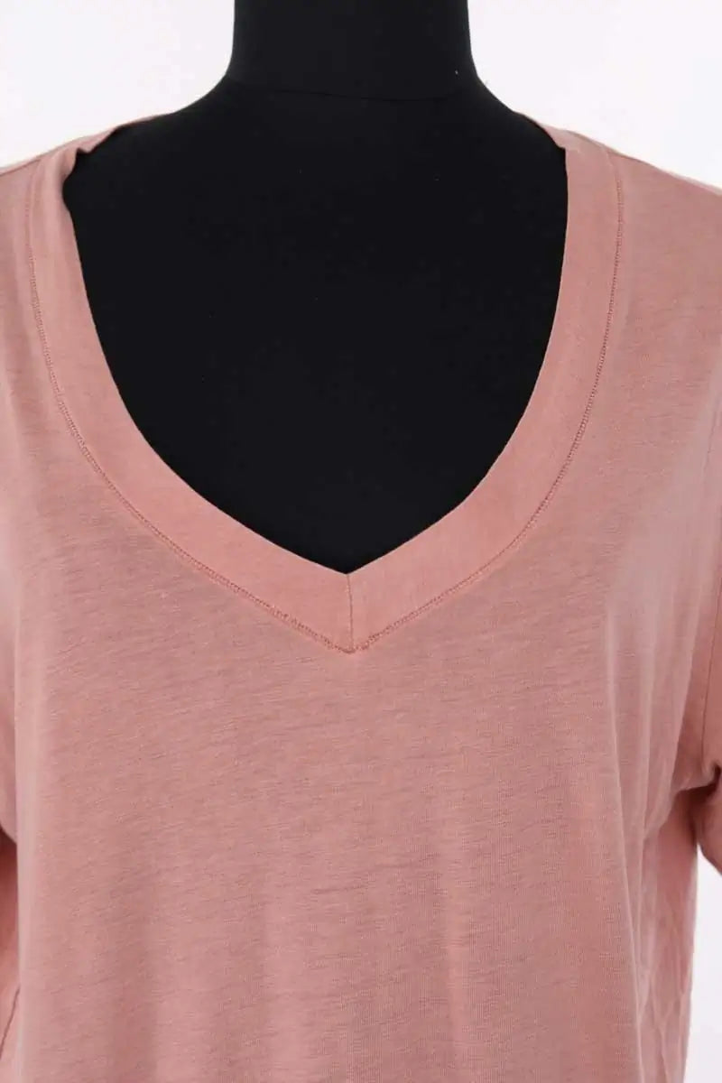 T-shirt Chloé Stora Rose en Coton
