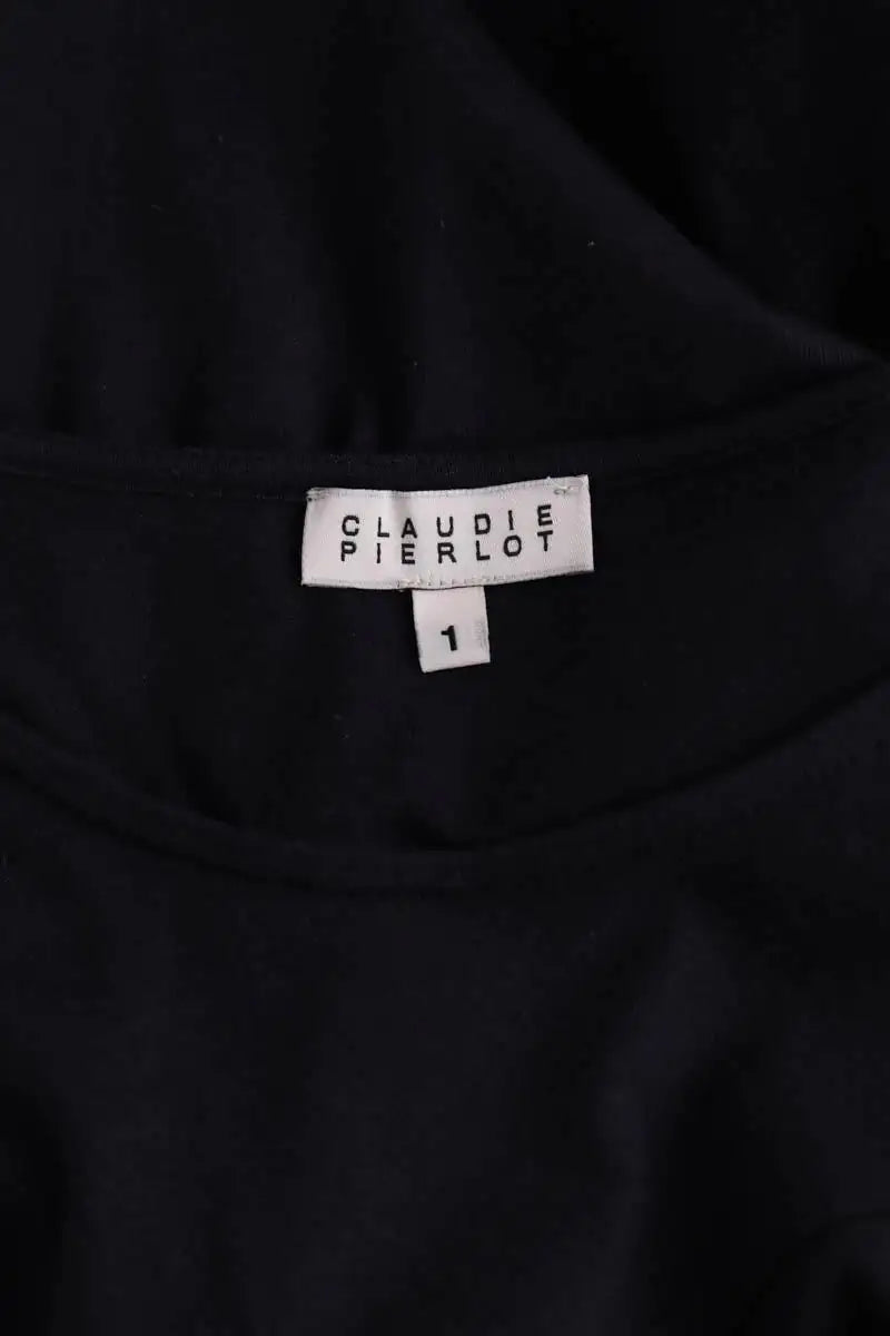 T-shirt Claudie Pierlot Bleu en Coton