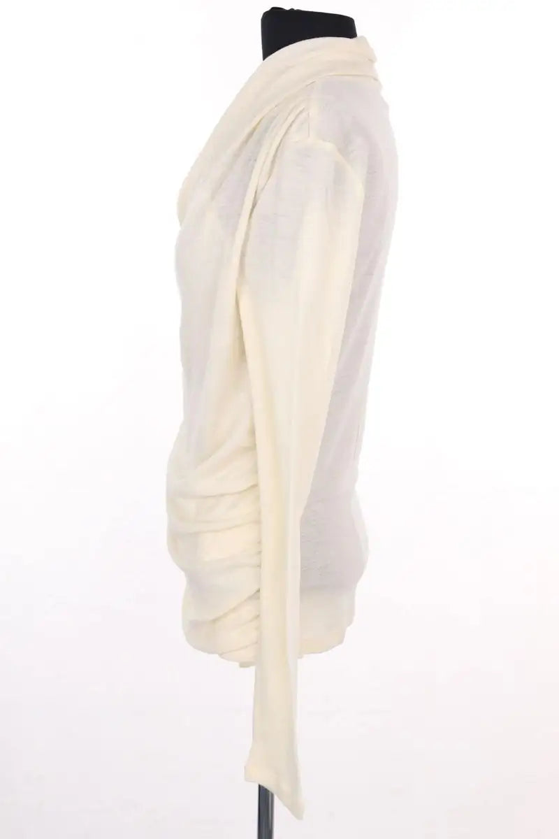 T-shirt Claudie Pierlot Ecru en Laine