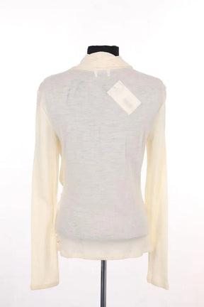 T-shirt Claudie Pierlot Ecru en Laine