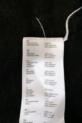 T-shirt Claudie Pierlot Noir en Lin
