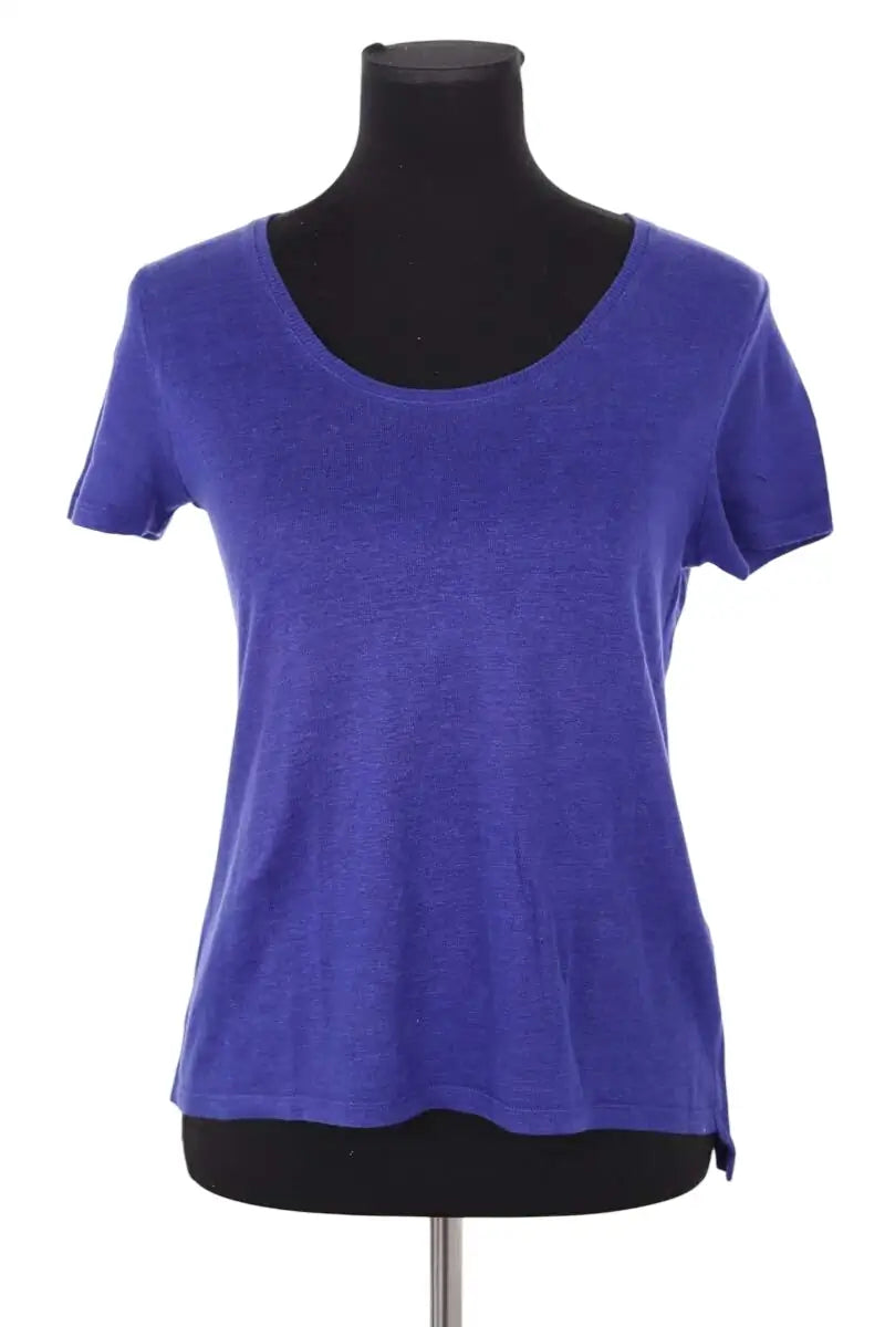 T-shirt Claudie Pierlot Violet en Lin, taille M - Seconde Main