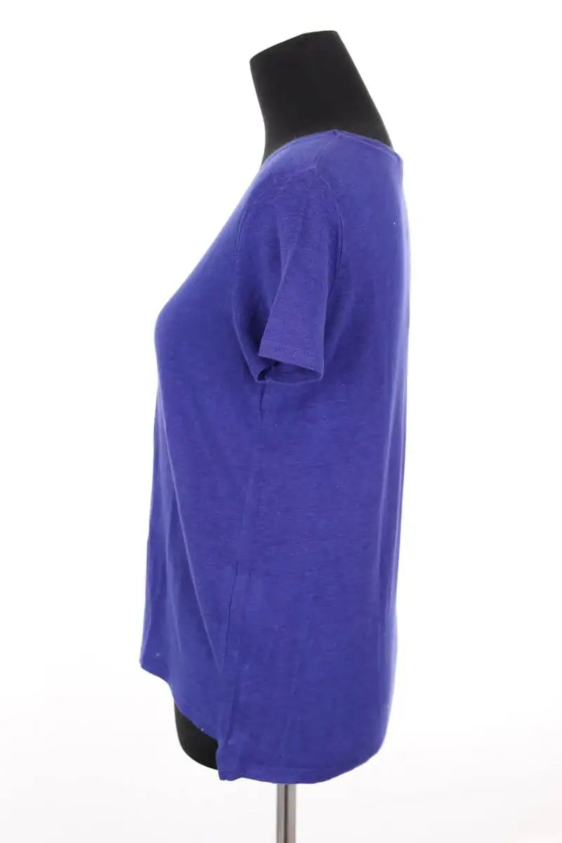 T-shirt Claudie Pierlot Violet en Lin