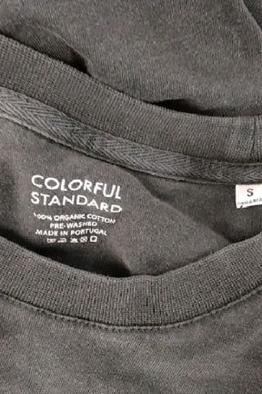 T-shirt Colorful Standard Anthracite en Coton