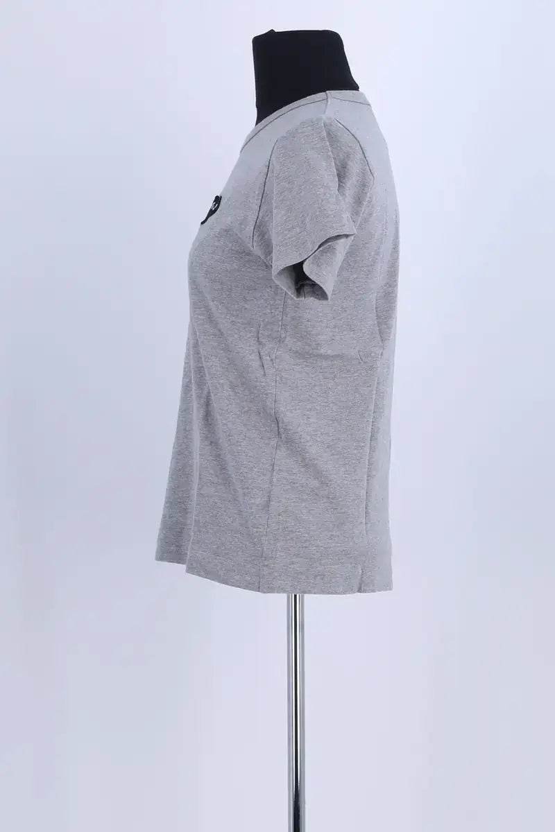 T-shirt Comme Des Garçons Anthracite en Coton