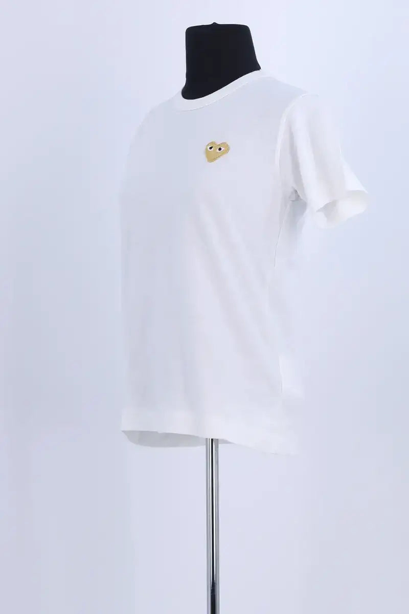 T-shirt Comme Des Garçons Blanc en Coton
