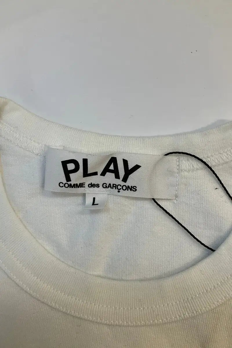 T-shirt Comme Des Garçons Blanc en Coton