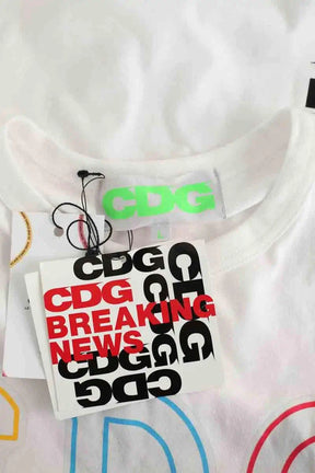 T-shirt Comme Des Garçons Blanc en Coton