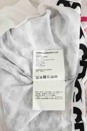 T-shirt Comme Des Garçons Blanc en Coton