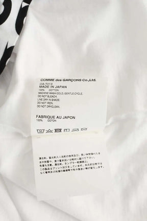 T-shirt Comme Des Garçons Blanc en Coton