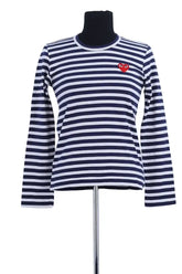 T-shirt Comme Des Garçons Marine en Coton, taille M - Seconde Main