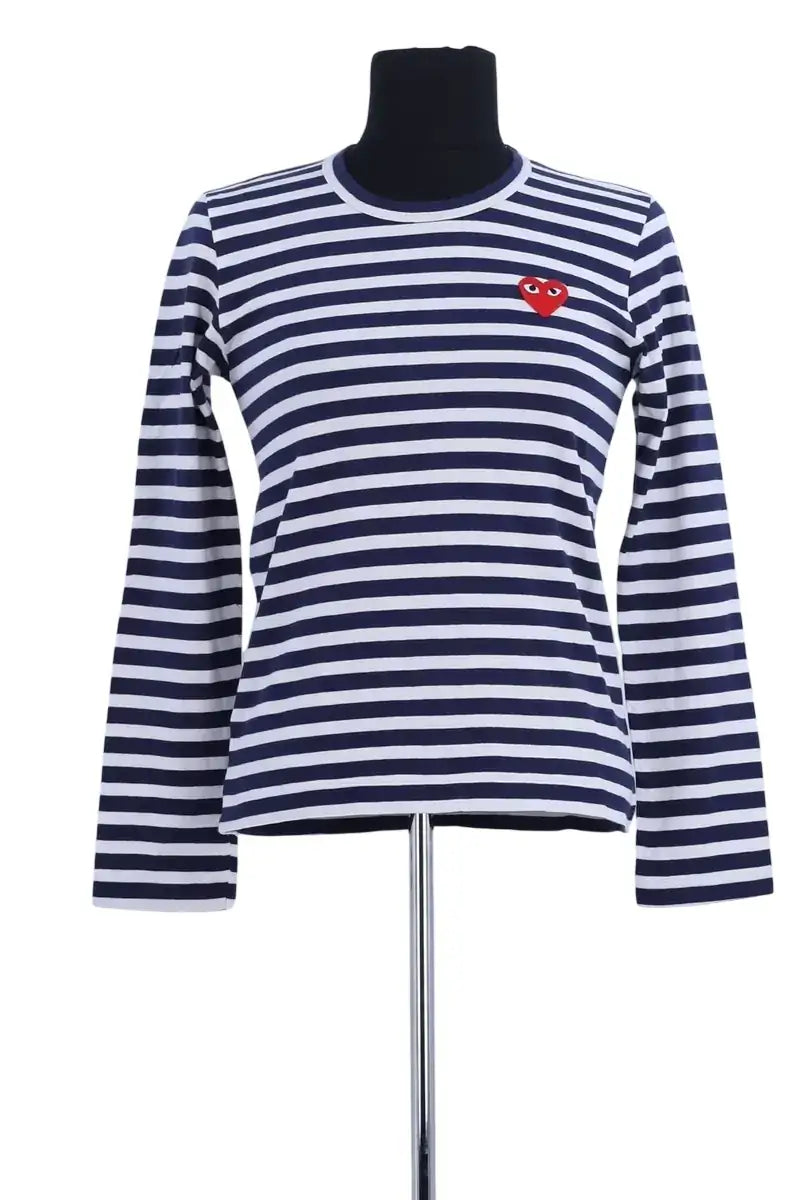 T-shirt Comme Des Garçons Marine en Coton, taille M - Seconde Main