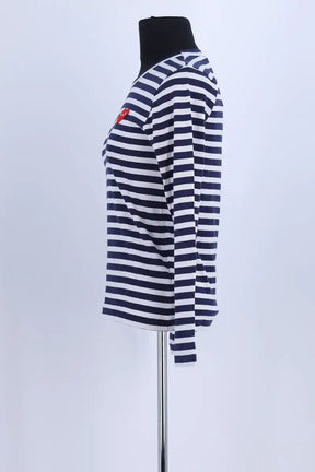 T-shirt Comme Des Garçons Marine en Coton