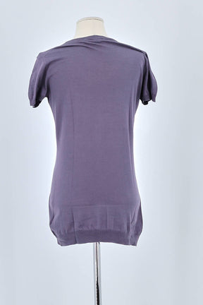 T-shirt Costume National Violet en Coton