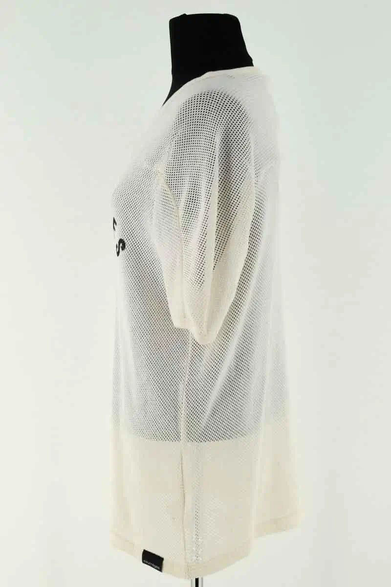 T-shirt Courrèges Beige en Coton