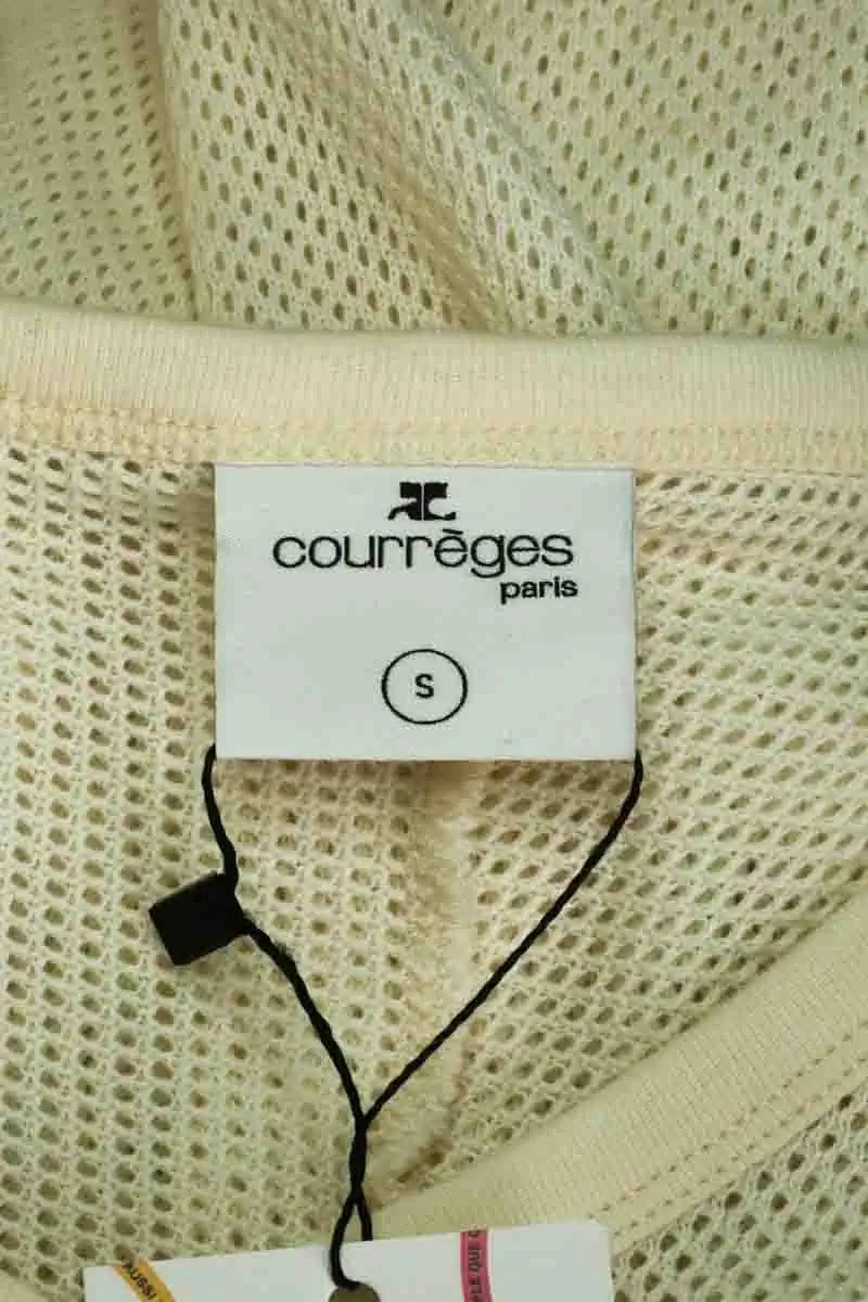 T-shirt Courrèges Beige en Coton