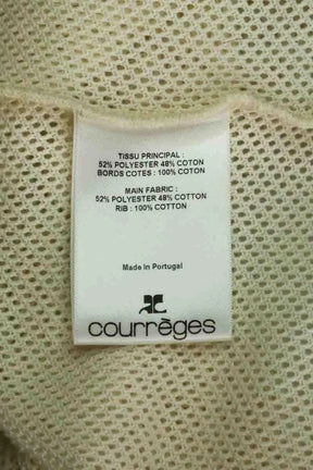 T-shirt Courrèges Beige en Coton