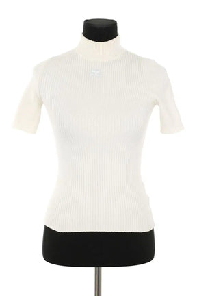 T-shirt Courrèges Blanc en Synthétique, taille M - Seconde Main