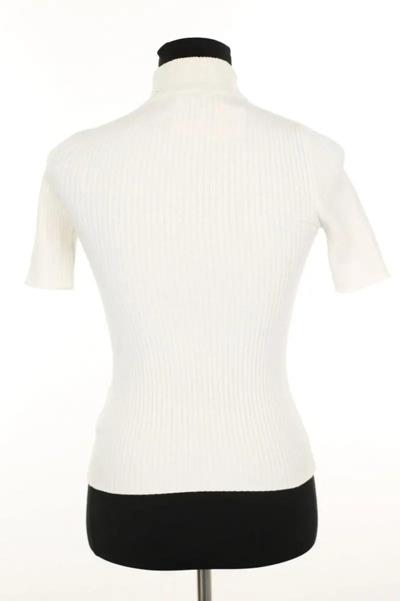 T-shirt Courrèges Blanc en Synthétique