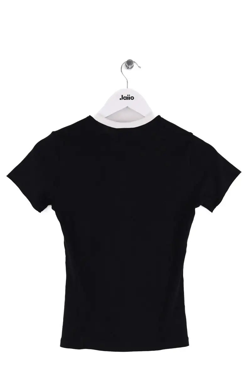 T-shirt Courrèges Noir en Coton