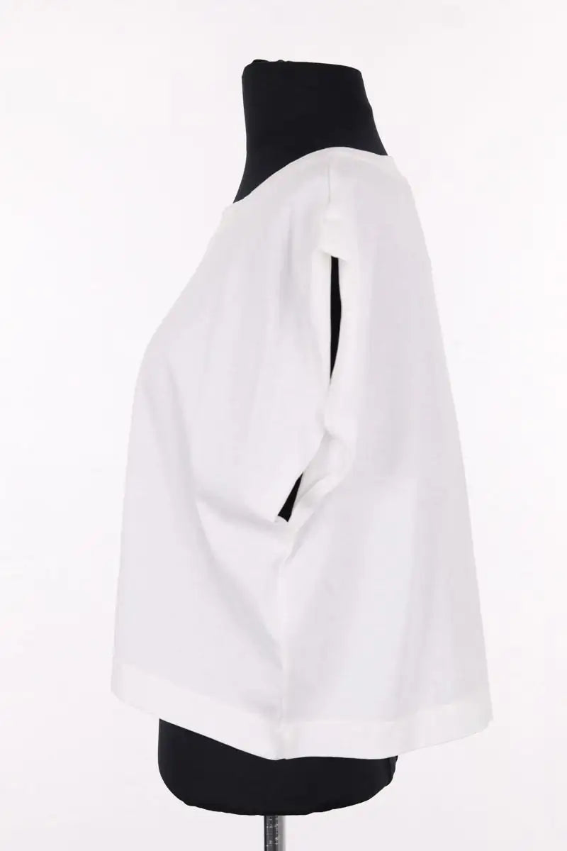 T-shirt court Vanessa Bruno Blanc en Coton