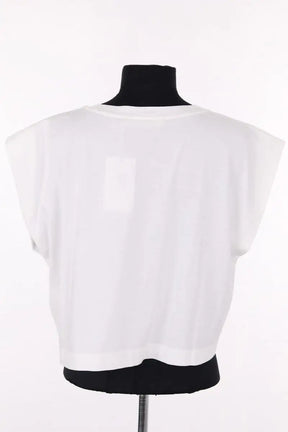 T-shirt court Vanessa Bruno Blanc en Coton