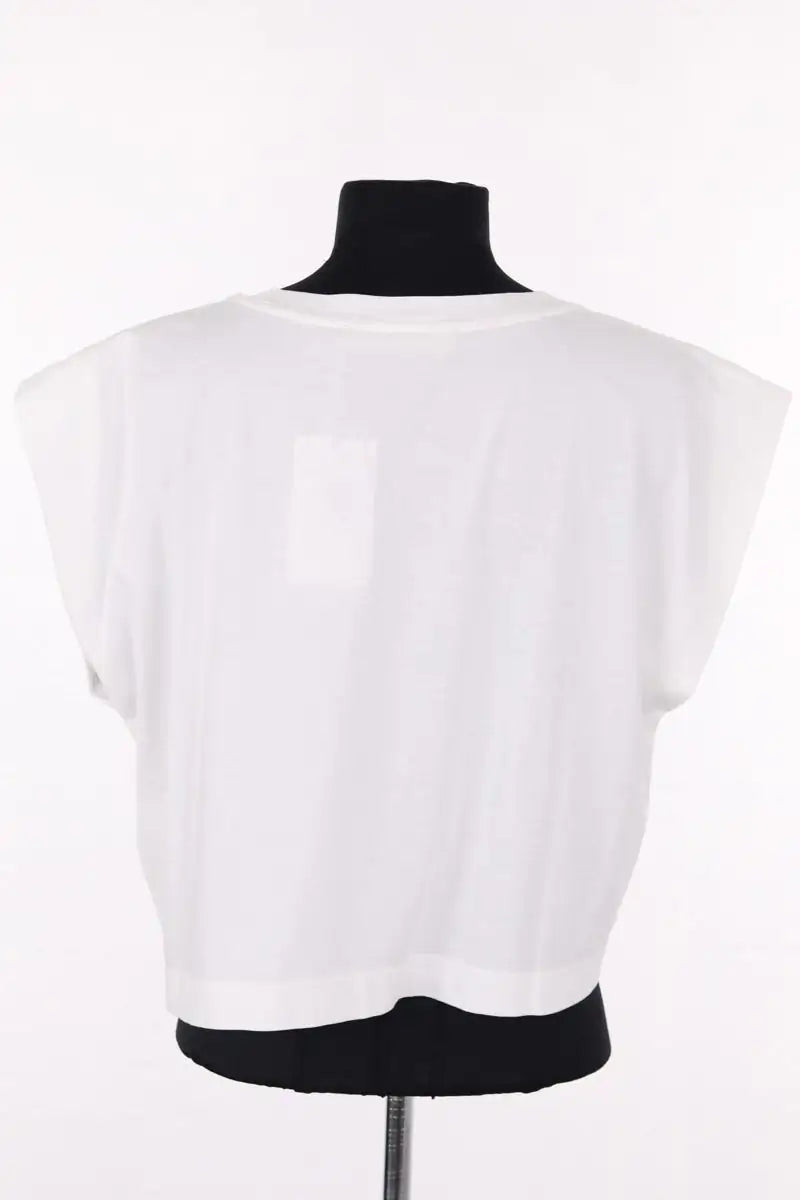 T-shirt court Vanessa Bruno Blanc en Coton