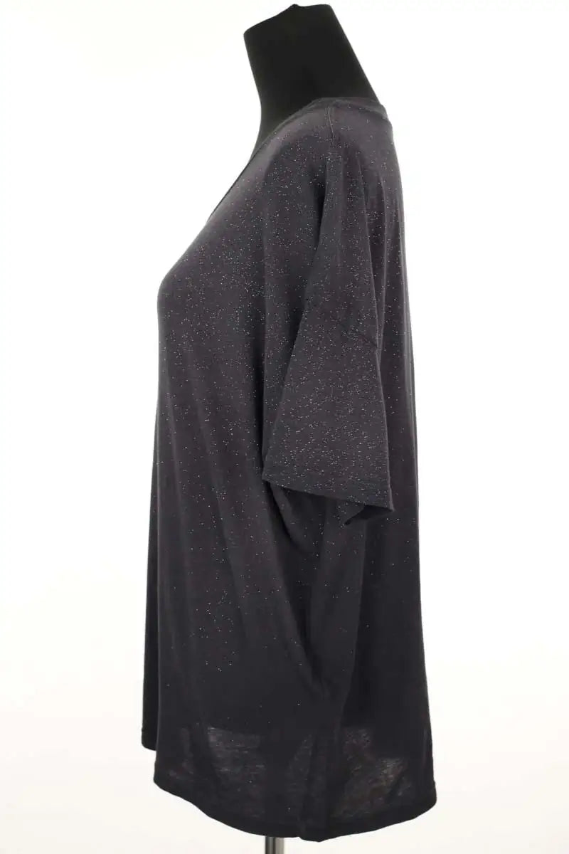 T-shirt Current Elliott Anthracite en Coton