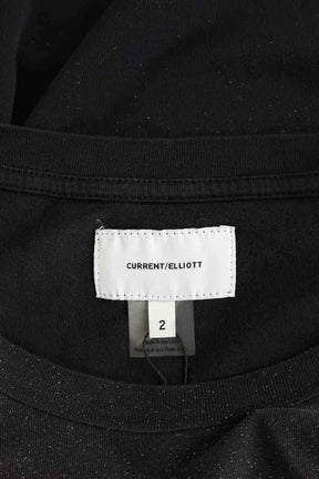 T-shirt Current Elliott Anthracite en Coton