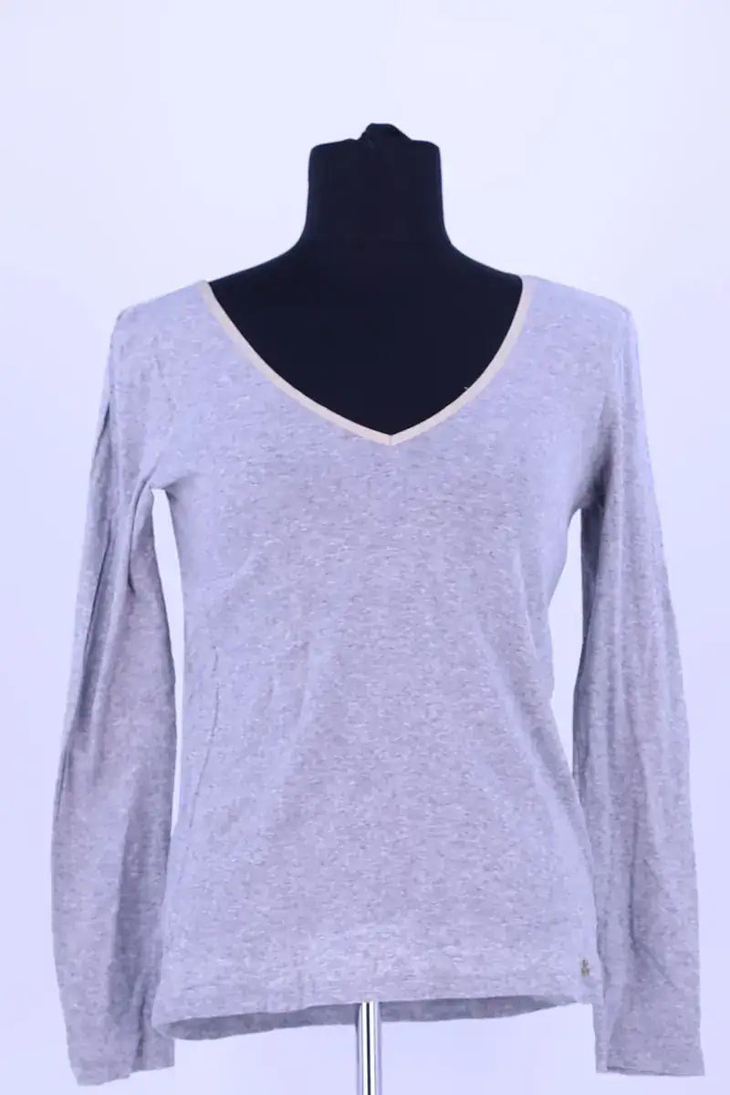 T-shirt Des Petits Hauts Gris en Coton