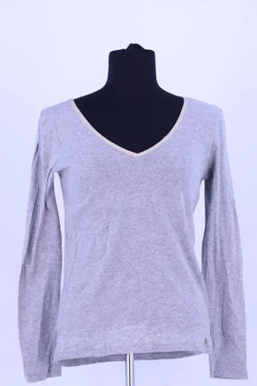 T-shirt Des Petits Hauts Gris en Coton