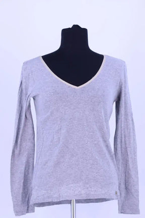 T-shirt Des Petits Hauts Gris en Coton