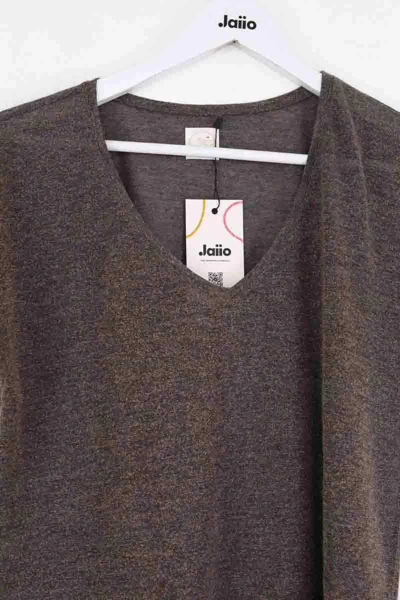 T-shirt Des Petits Hauts Gris en Coton