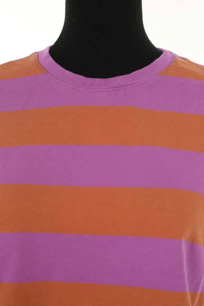 T-shirt Des Petits Hauts Rose en Coton