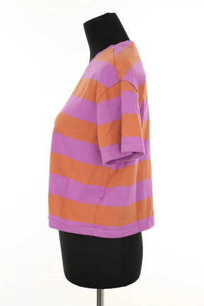 T-shirt Des Petits Hauts Rose en Coton