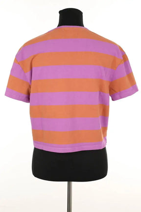 T-shirt Des Petits Hauts Rose en Coton