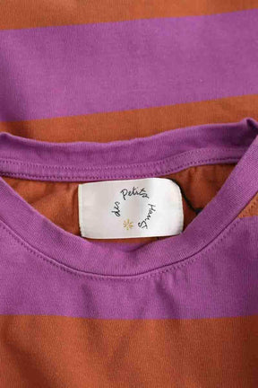 T-shirt Des Petits Hauts Rose en Coton