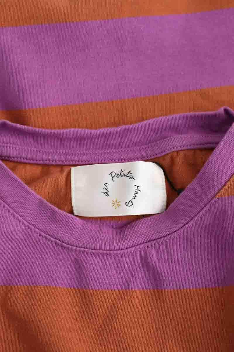 T-shirt Des Petits Hauts Rose en Coton