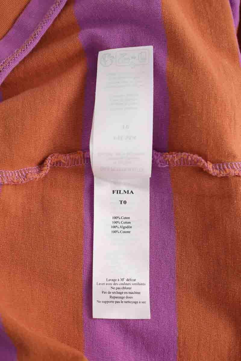 T-shirt Des Petits Hauts Rose en Coton