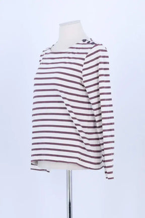 T-shirt Des Petits Hauts Violet en Coton