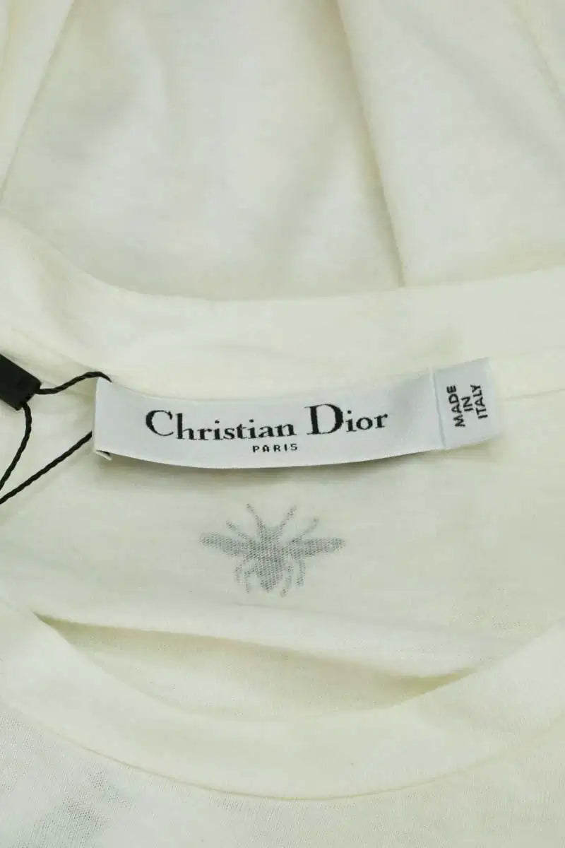 T-shirt Dior Blanc en Coton