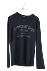 T-shirt Dior Marine en Coton, taille M - Seconde Main