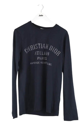 T-shirt Dior Marine en Coton, taille M - Seconde Main