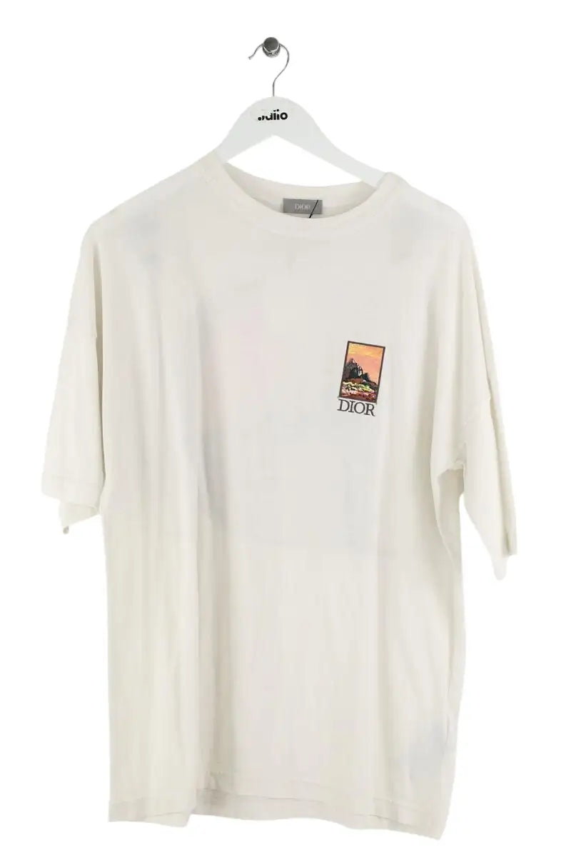T-shirt Dior Mount zion Blanc en Coton, taille S - Seconde Main