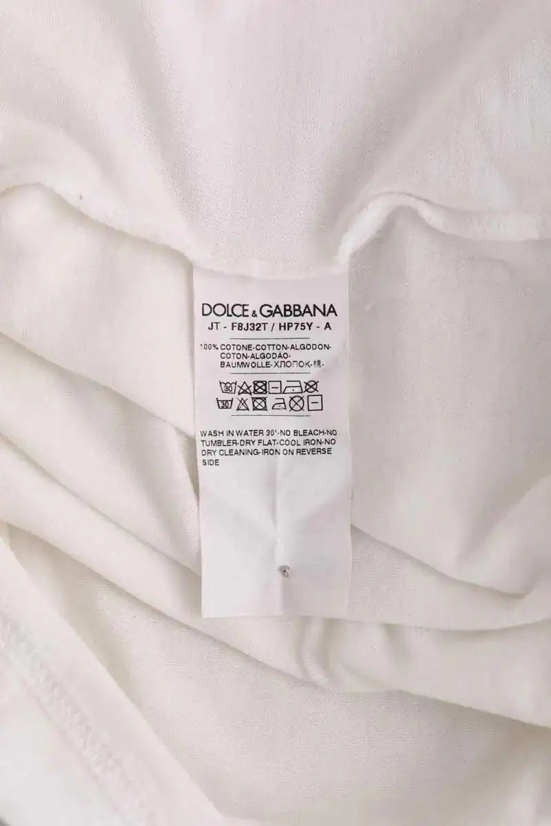 T-shirt Dolce & Gabbana Blanc en Coton