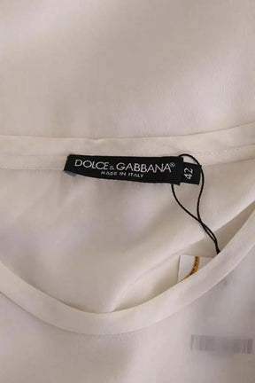 T-shirt Dolce & Gabbana Ecru en Synthétique